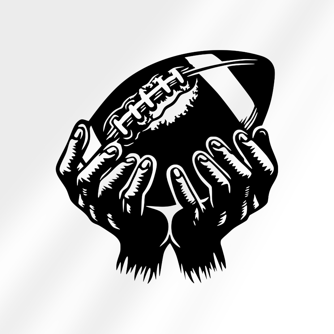 Rugby Wanddecoratie 45x45 cm van Staal – 3D Effect, Poedercoating en Robuust Ontwerp voor Sportkamer