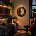 Feyenoord Wanddecoratie Zwart Metaal – 2 mm Staal