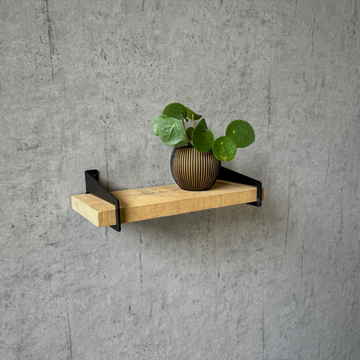 Shelf bracket 150mm Set of 2 – Powder coated steel for strong wall mounting