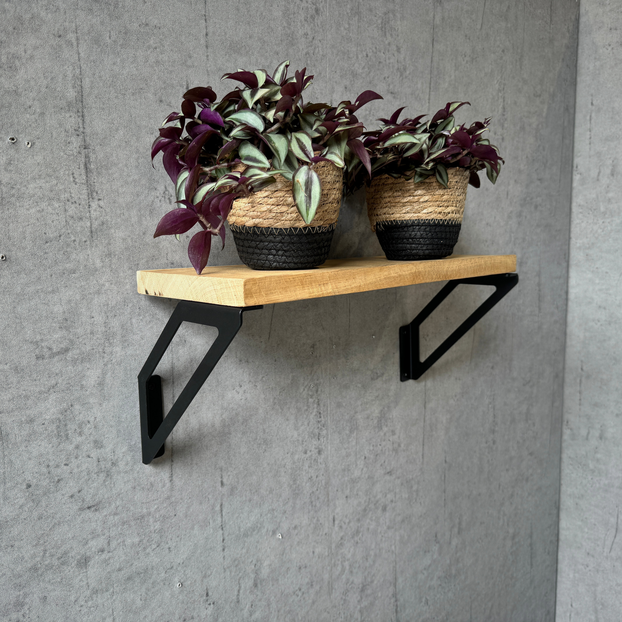 Shelf support bottom | 200mm | Set of 2 | Powder coated steel
