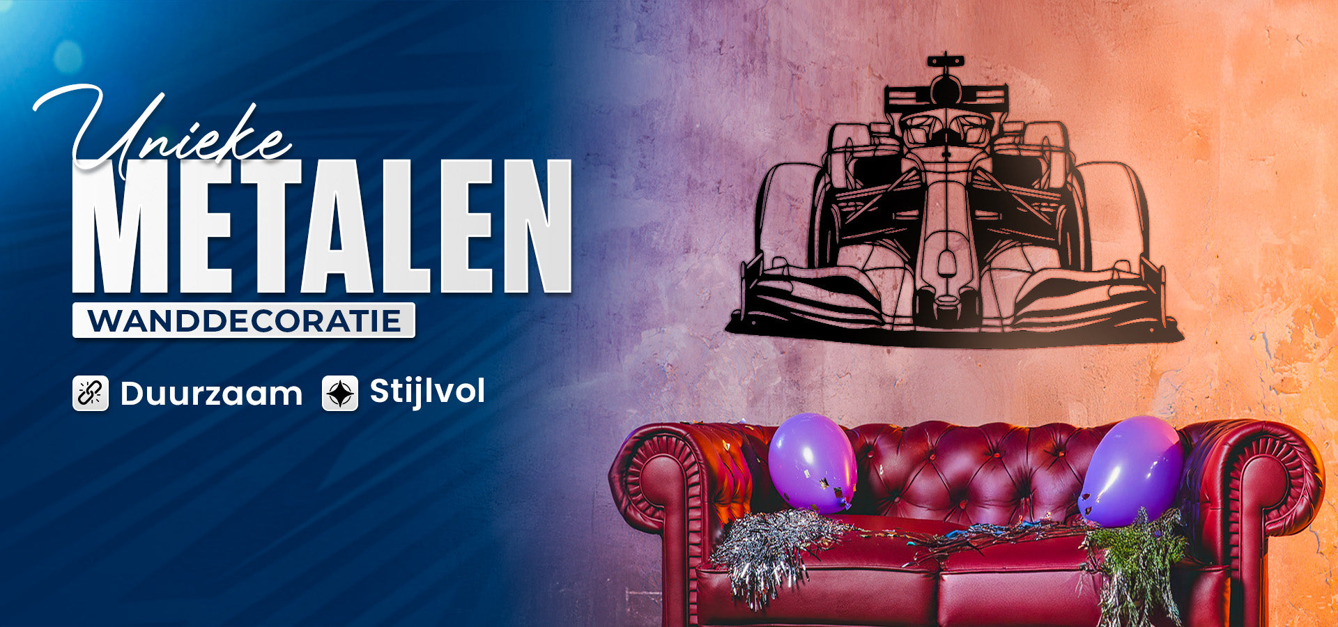 Metalen Wanddecoratie voor Moderne Interieurs – Handgemaakte Muurkunst voor een Unieke Sfeer