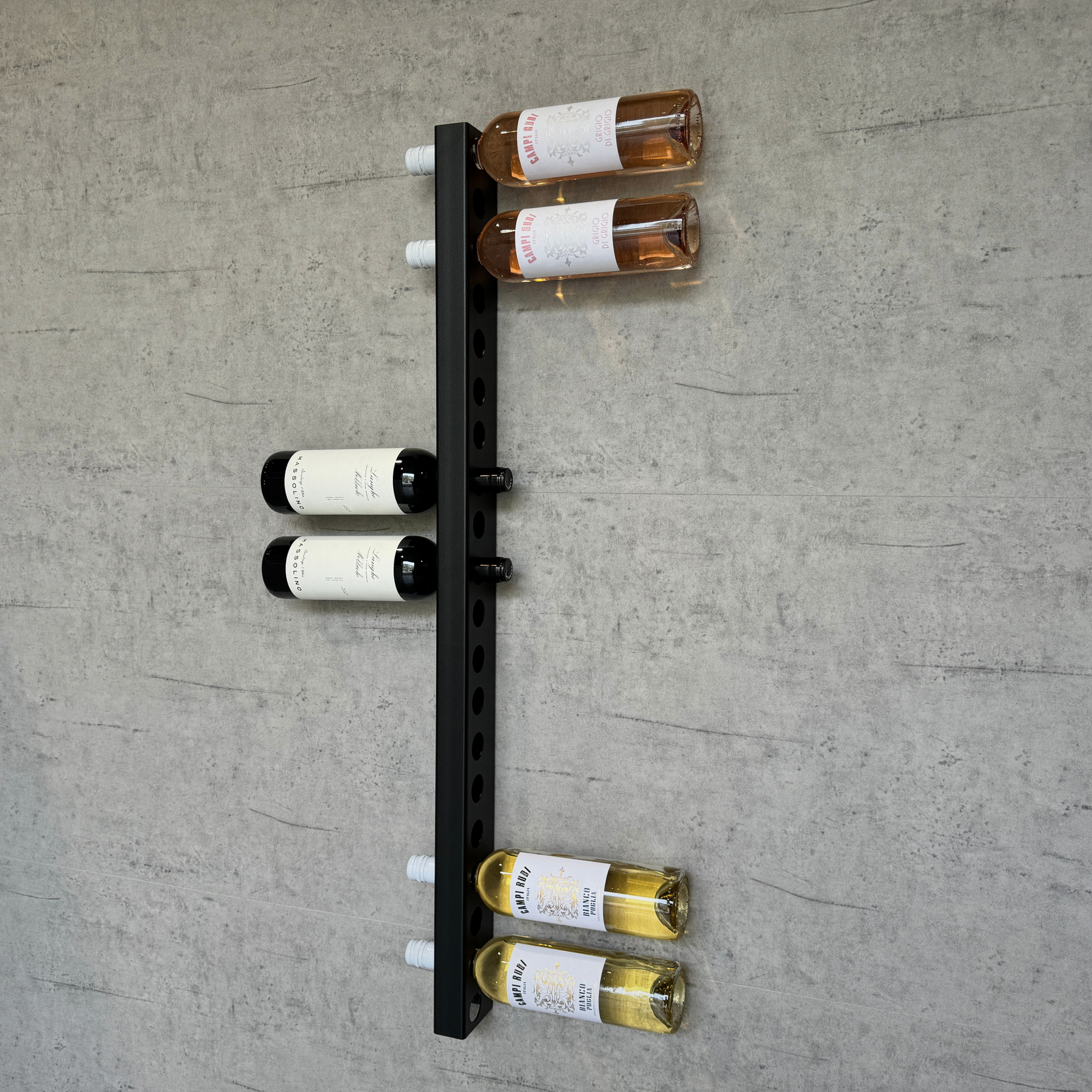 Wine rack tube | 20 bottles | 100cm | Powder coated steel