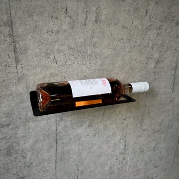 Wine bottle holder horizontal | 1 bottle | Powder coated steel